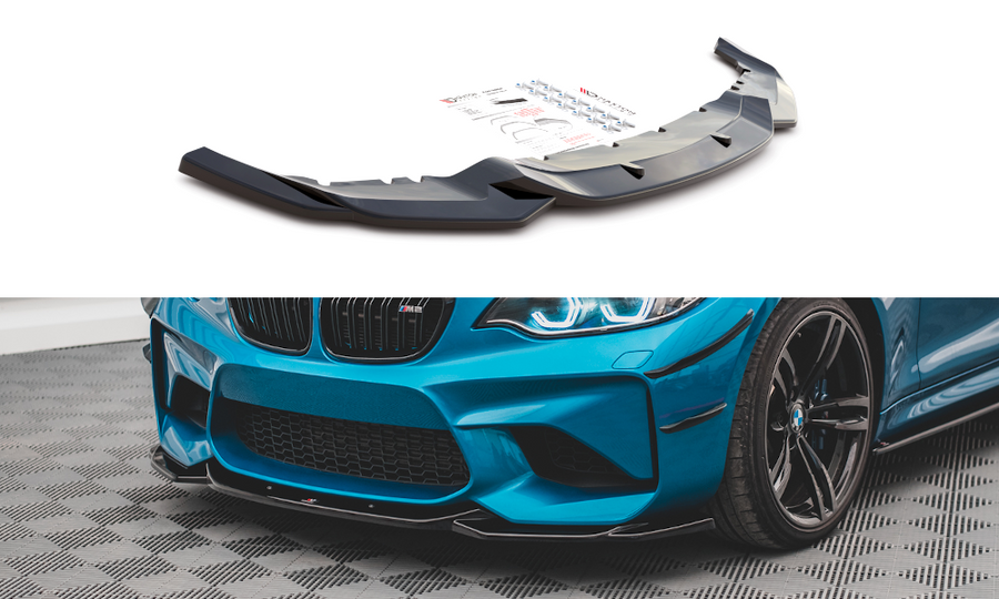 Maxton Design BM-2-87-M-FD3T Front Splitter V.3 BMW M2 F87 | Duco Car Parts UK Car Parts