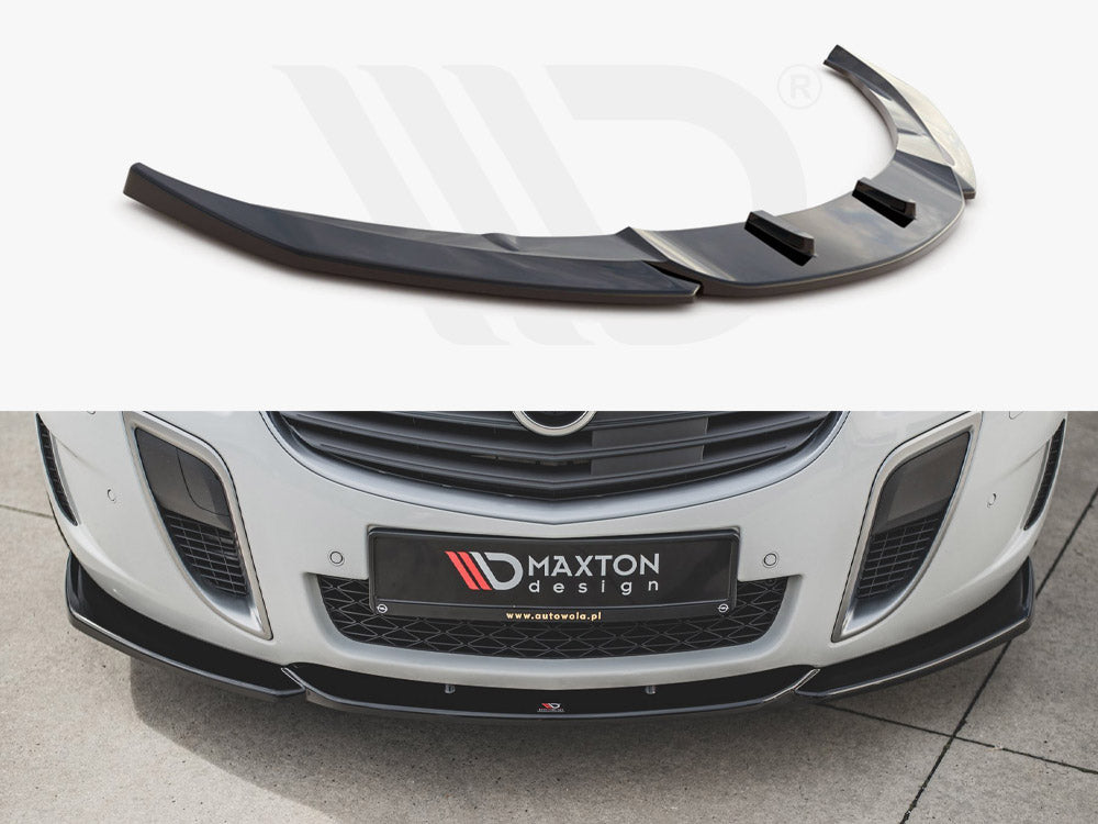 Maxton Design OP-IS-1F-OPC-FD2T Front Splitter V2 Opel/vauxhall Insignia MK1 VXR/OPC Facelift (2013-2017) | Duco Car Parts UK Car Parts