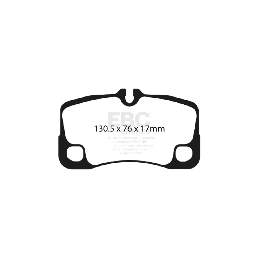 EBC PLK1084 Porsche 911 (997) Yellowstuff Pads and Brake Line Performance Pack - Brembo Caliper 3 | Duco Car Parts UK Car Parts