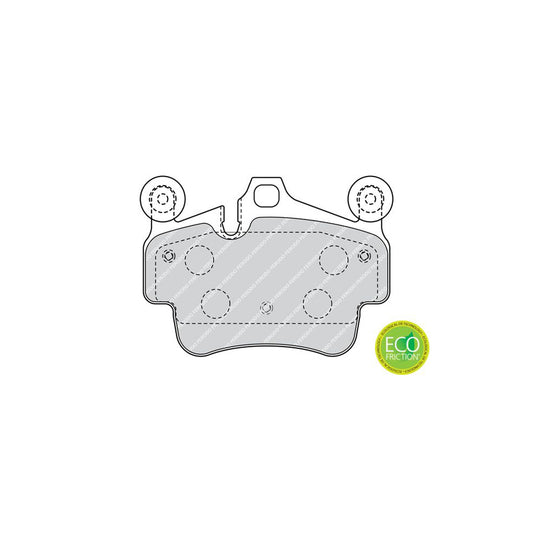 Ferodo Premier Eco Friction Fdb4330 Brake Pad Set Prepared For Wear Indicator Without Accessories