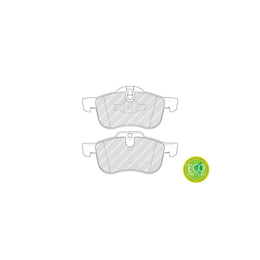 Ferodo Premier Eco Friction Fdb1355 Brake Pad Set Prepared For Wear Indicator With Piston Clip Without Accessories