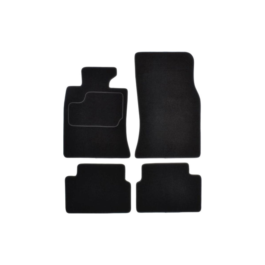 MAMMOOTH Tailored A041 MIN35 PRM 01 Floor mat set for MINI Clubman (R55) Textile, Front and Rear, Quantity: 4, Black