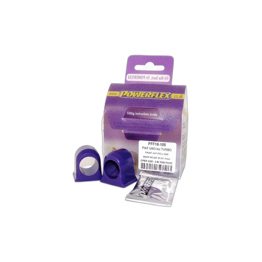 Powerflex PFF16-105 Fiat Uno Front Anti Roll Bar Inner Bush 19mm | Duco Car Parts UK Car Parts