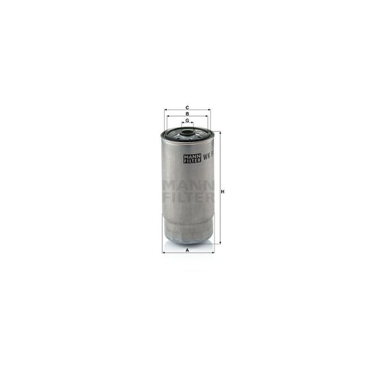 MANN-FILTER WK 845/7 Fuel filter for BMW 7 (E38) Spin-on Filter