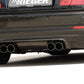Rieger 00050123 BMW 3 Series E46 Rear Diffuser