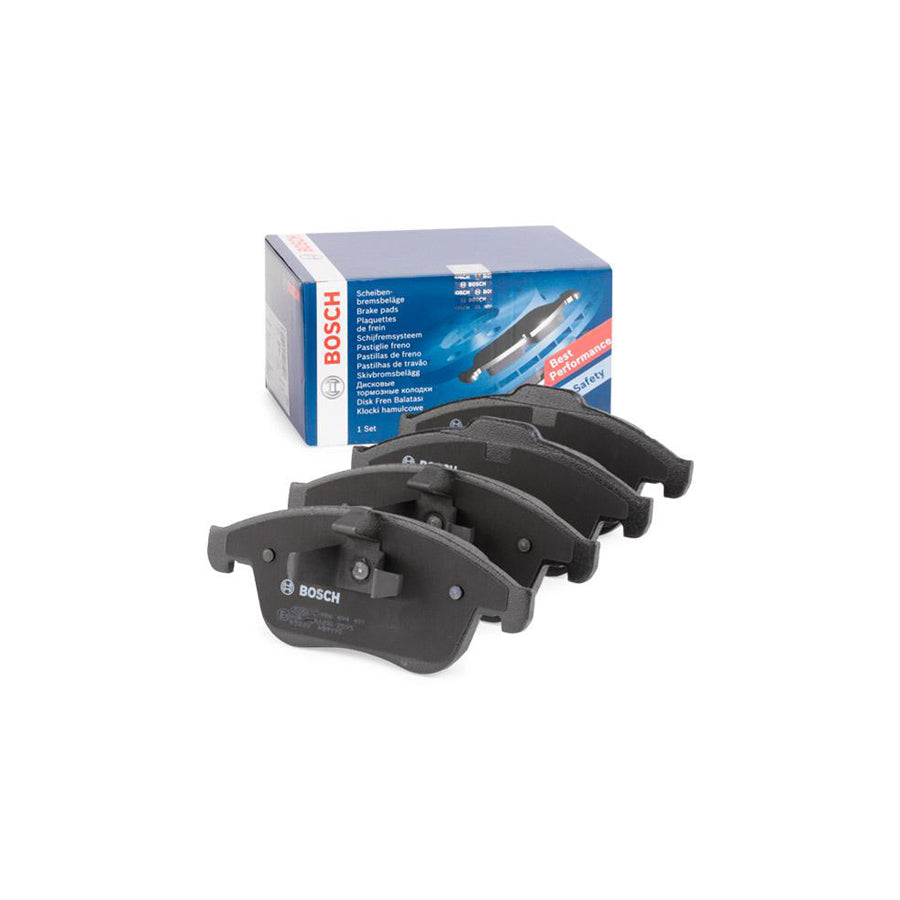 Bosch 0986494401 Brake Pad Set With Anti Squeak Plate With Mounting Manual With Piston Clip BP1324