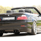 Rieger 00050123 BMW 3 Series E46 Rear Diffuser for Twin Tailpipe Left & Right -  Matte Black