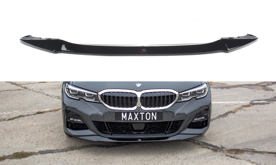 Maxton Design BM-3-20-MPACK-FD1T Front Splitter V.1 BMW Series 3 G20 M-Pack | Duco Car Parts UK Car Parts