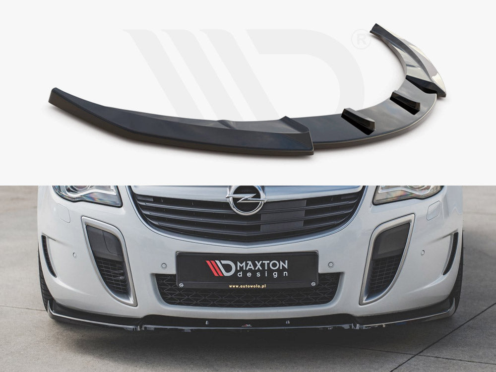 Maxton Design OP-IS-1F-OPC-FD1T Front Splitter V1 Opel/vauxhall Insignia MK1 VXR/OPC Facelift (2013-2017) | Duco Car Parts UK Car Parts