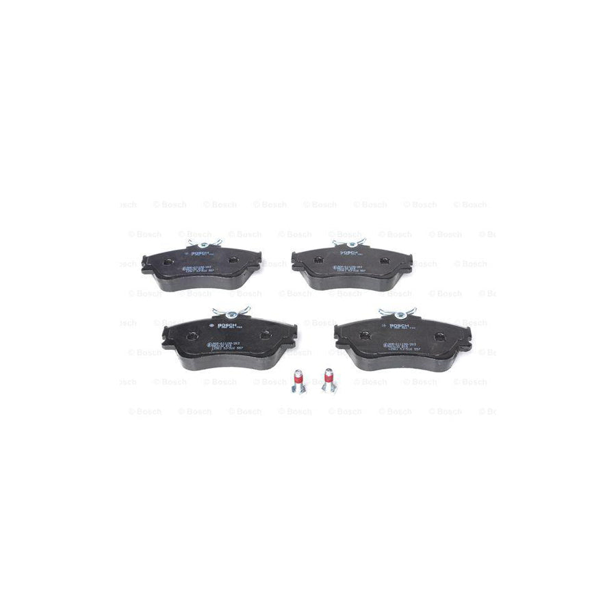 Bosch 0986461753 Brake Pad Set With Anti Squeak Plate With Bolts Screws With Accessories BP607