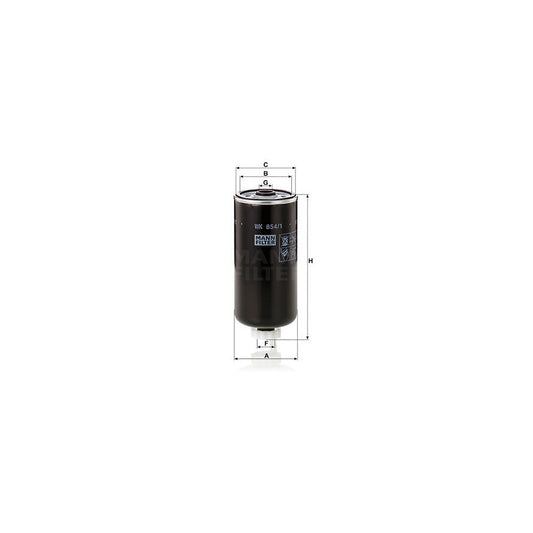 MANN-FILTER WK 854/1 Fuel filter Spin-on Filter