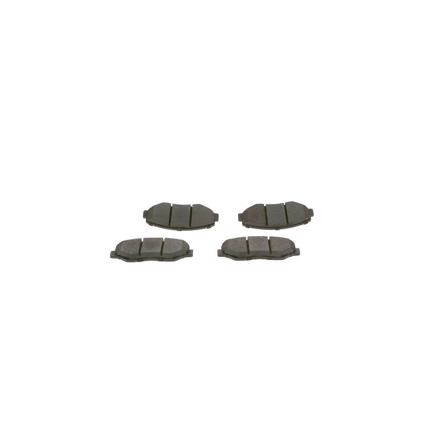 Bosch 0986424809 Brake Pad Set With Acoustic Wear Warning With Anti Squeak Plate BP947