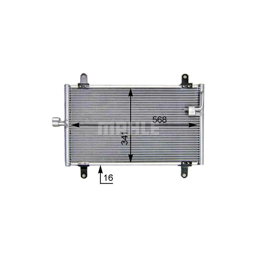MAHLE ORIGINAL AC 514 000S Air conditioning condenser without dryer