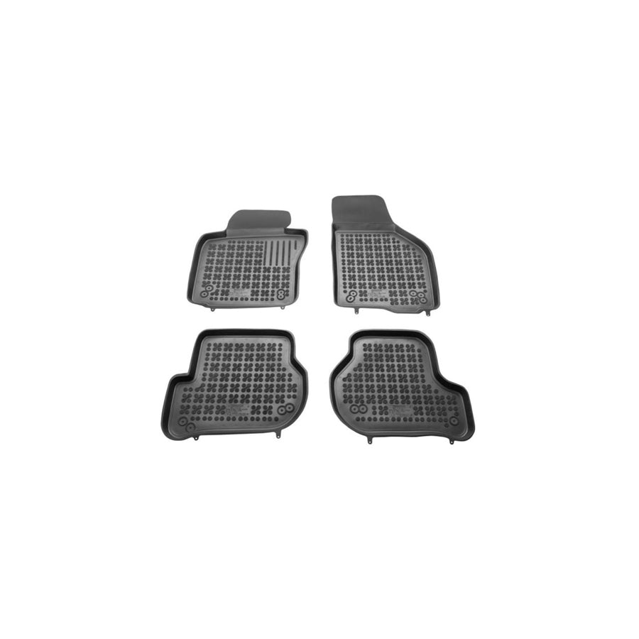 REZAW PLAST Tailored 200206 Floor mat set Elastomer, Front and Rear, Quantity: 4, Black