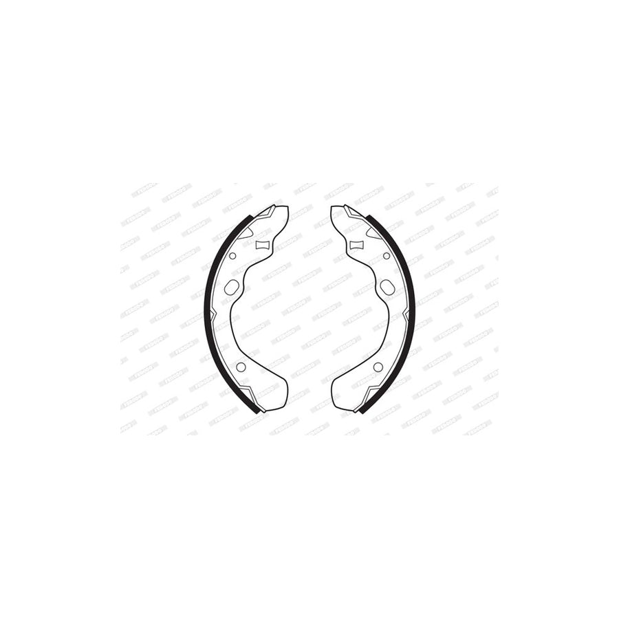 FERODO PREMIER FSB315 Brake Shoe Set for MAZDA 323