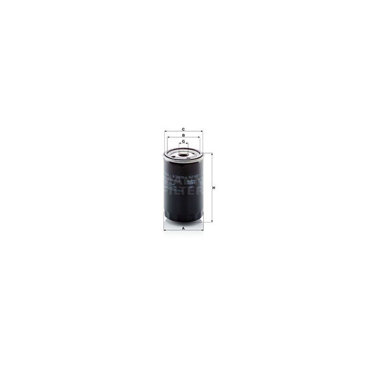 MANN-FILTER W 719/29 Oil Filter Spin-on Filter, with two anti-return valves