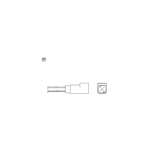 NTK Lambda Sensor / O2 Sensor (NGK 1638) - OZA659-EE44