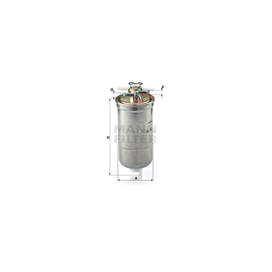 MANN-FILTER WK 853/4 Fuel filter In-Line Filter