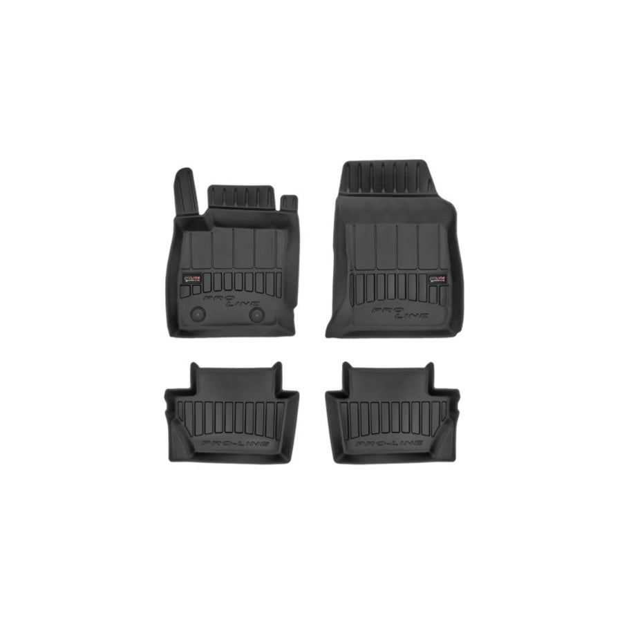 FROGUM 3D408418 Floor mat set for FORD Ecosport Mk2 Elastomer, Front and Rear, Quantity: 4, Black