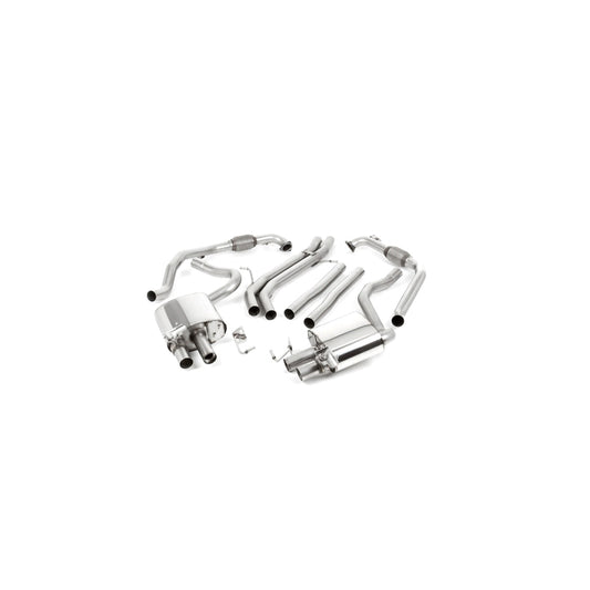 MillTek Audi B9 S5 Non-Resonated Cat-Back Exhaust