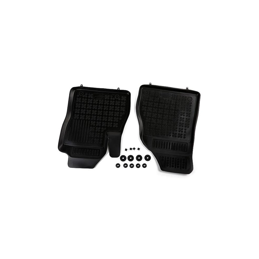 REZAW PLAST Tailored 201209P Floor mat set Elastomer, Front, Quantity: 2, Black