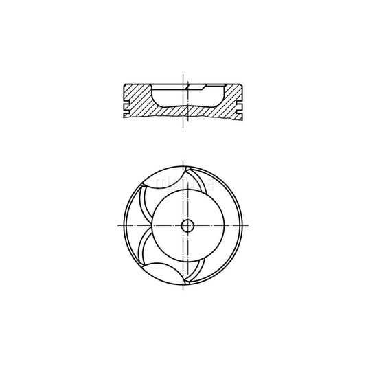 MAHLE ORIGINAL 014 65 00 Piston 80,985 mm, without cooling duct