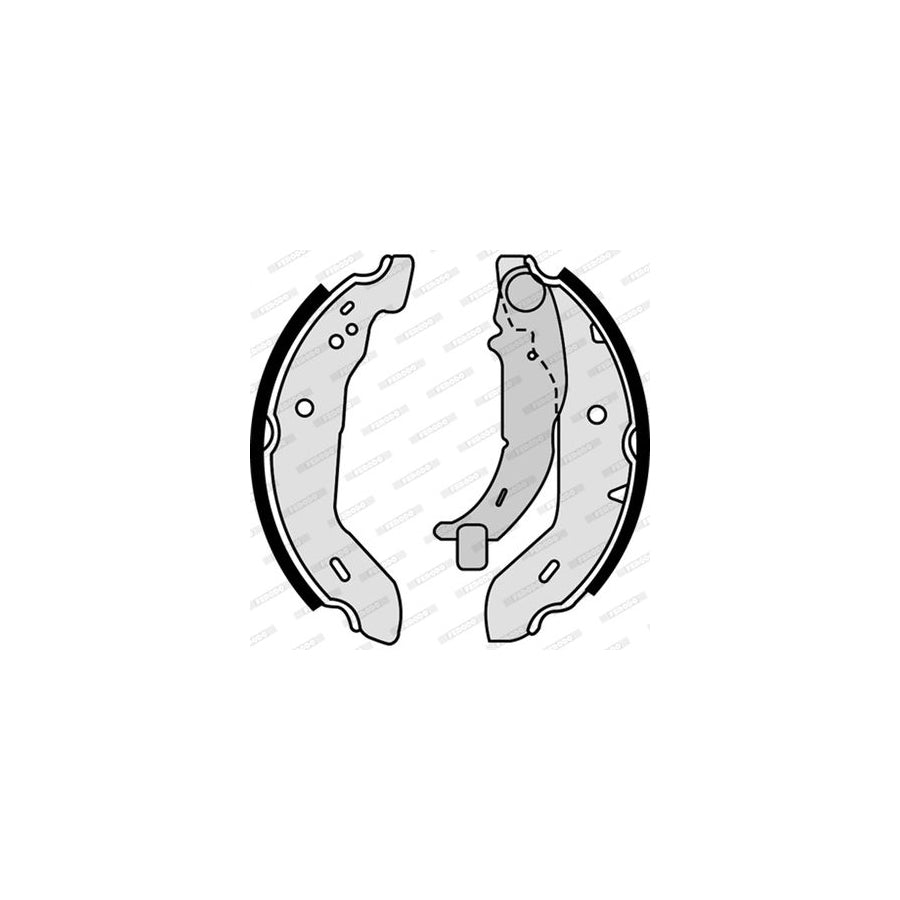 FERODO PREMIER FSB569 Brake Shoe Set suitable for MERCEDES BENZ A Class W168