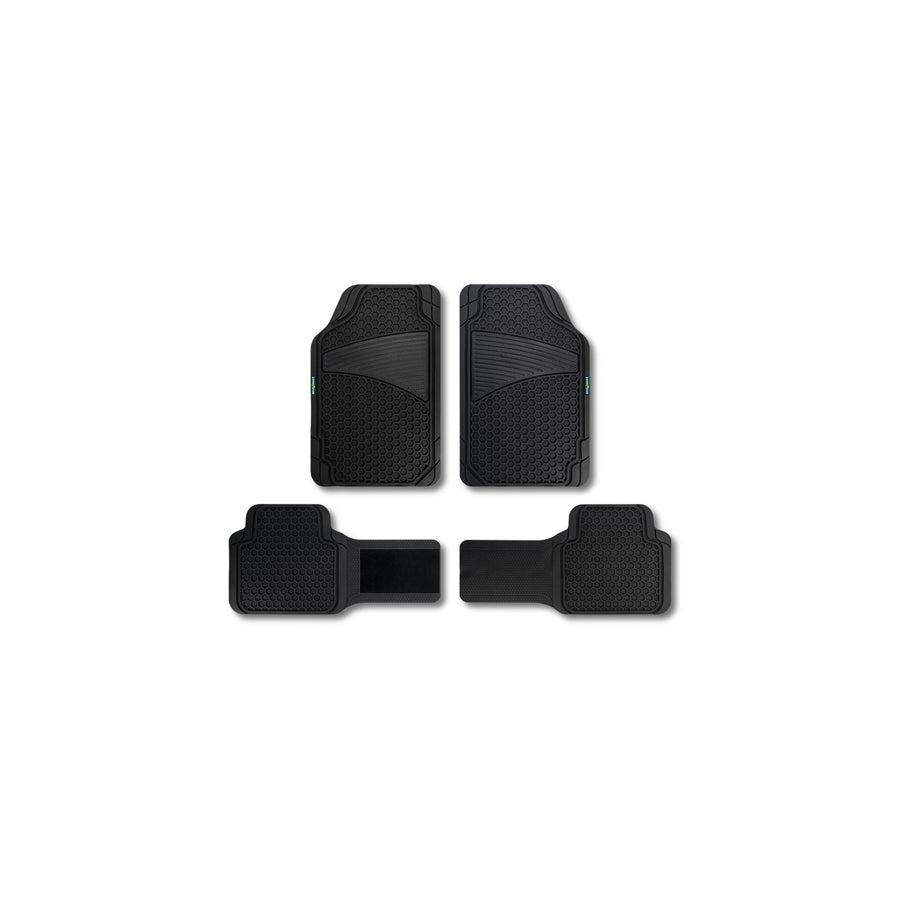 Goodyear Universal fit GOD9016 Floor mat set PVC, Front and Rear, Black