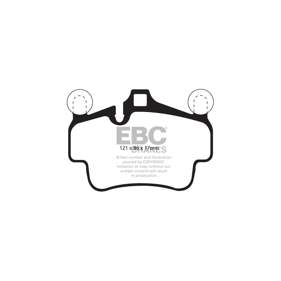 EBC PLK1091 Pad Line Kit - Performance Pack 2 | Duco Car Parts UK Car Parts