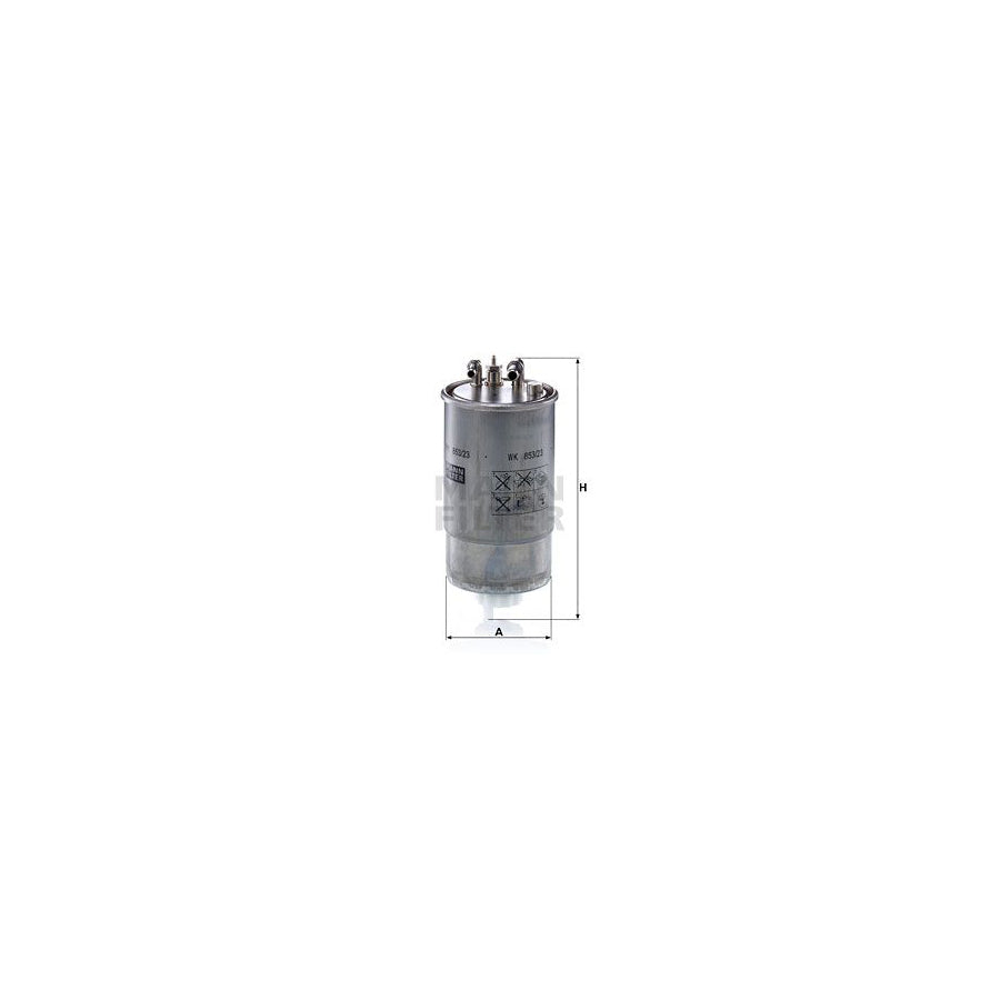 MANN-FILTER WK 853/23 Fuel filter In-Line Filter