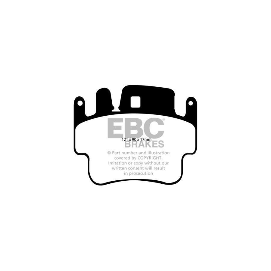 EBC PLK1092 Porsche Boxster (986) Yellowstuff Pads and Brake Line Performance Pack - Brembo Caliper 2 | Duco Car Parts UK Car Parts