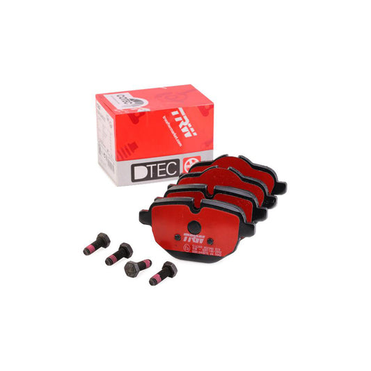 TRW Dtec Cotec Gdb1840Dte Brake Pad Set Prepared For Wear Indicator With Brake Caliper Screws With Accessories