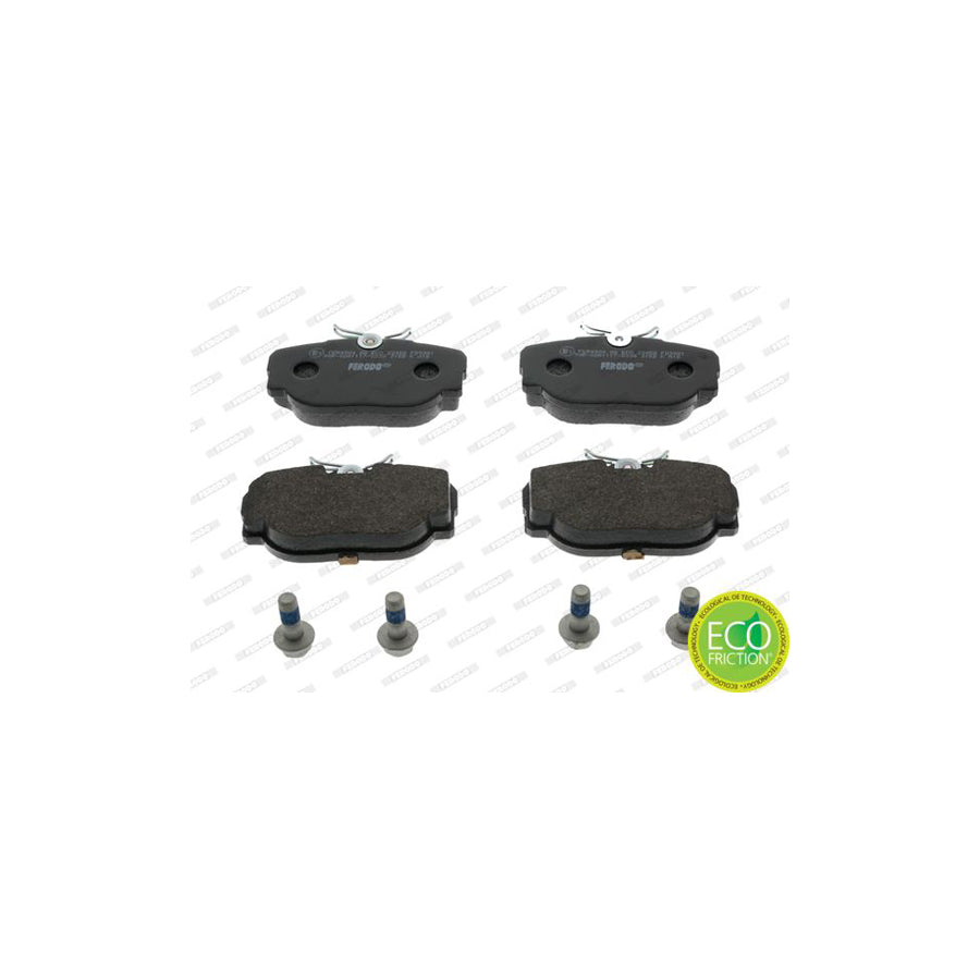 Ferodo Premier Eco Friction Fdb981 Brake Pad Set Not Prepared For Wear Indicator With Brake Caliper Screws With Accessories