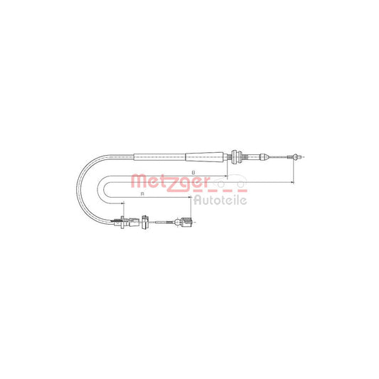 METZGER 10.0862 Throttle Cable | Duco Car Parts UK Car Parts