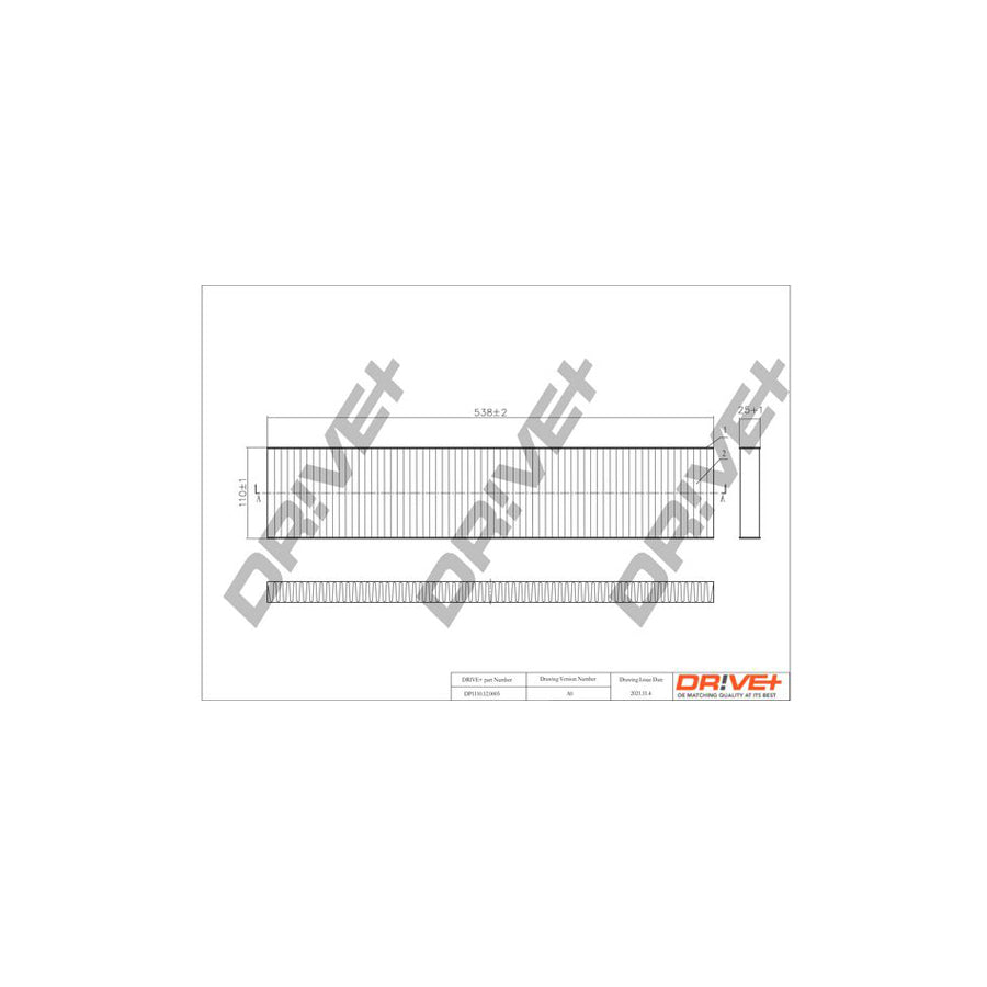 Dr!Ve+ Dp1110.12.0005 Pollen Filter | Duco Car Parts UK Car Parts