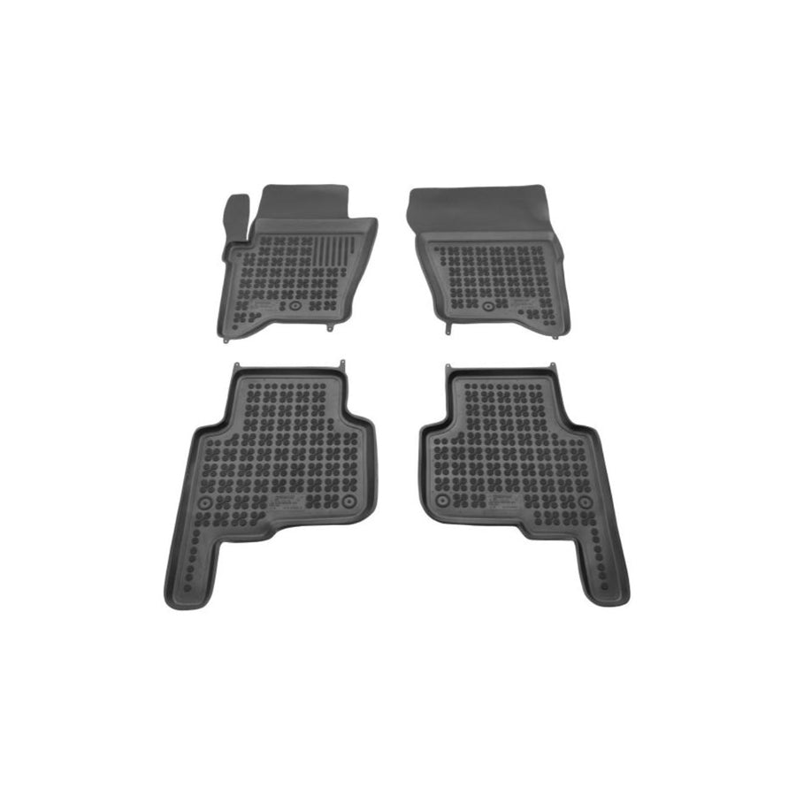 REZAW PLAST 202902 Floor mat set for LAND ROVER DISCOVERY Elastomer, Front and Rear, Black
