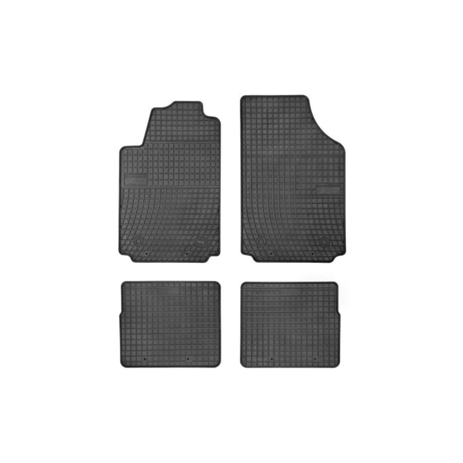 FROGUM Tailored 546368 Floor mat set for AUDI A2 (8Z0) Elastomer, Front and Rear, Quantity: 4, Black, (LHD)