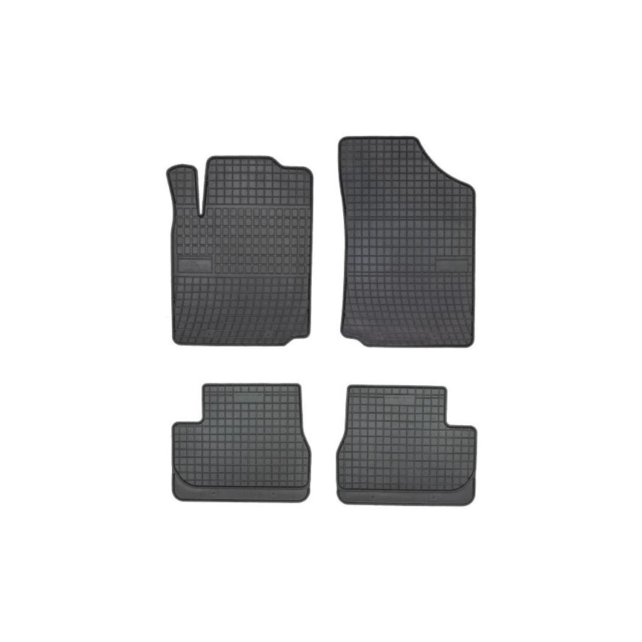 FROGUM Tailored 545972 Floor mat set Elastomer, Front and Rear, Quantity: 4, Black, (LHD)