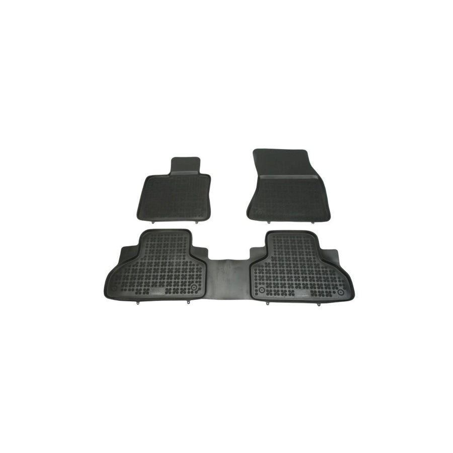 REZAW PLAST Tailored 200718 Floor mat set for BMW X5 (F15, F85) Elastomer, Front and Rear, Quantity: 3, Black