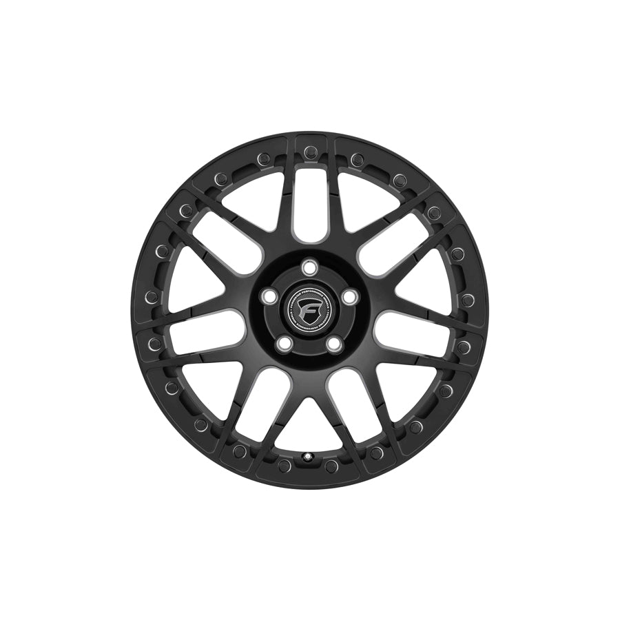 Forgestar F28271163P43 17x11 F14 Beadlock Standard 5x120.65 ET43 BS7.7 Satin Black Drag Racing Wheel