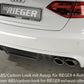Rieger 00055507 Audi B8 B81 A4 Rear Diffuser for Original Twin Tailpipe Left
