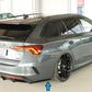 Rieger 00079039 Skoda NX Octavia RS Right Rear Side Splitter -  Matte Black