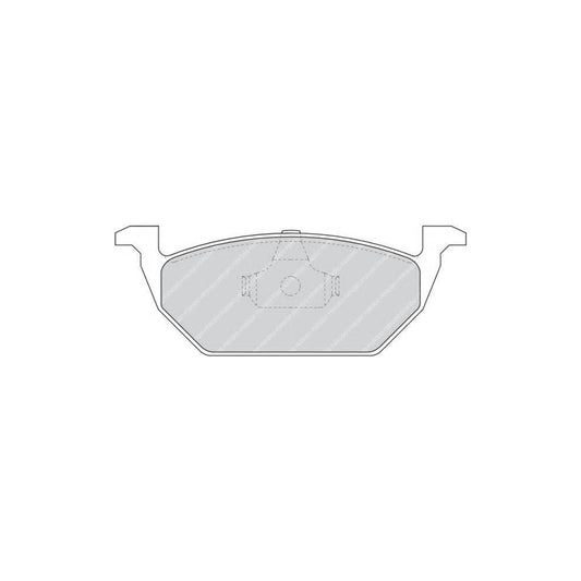 Ferodo Fqt1094 Brake Pad Set Front Axle Excl Wear Warning Contact With Piston Clip