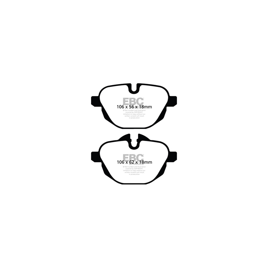 EBC PLK1371 BMW F10 Yellowstuff Pads and Brake Line Performance Pack - TRW Caliper 3 | Duco Car Parts UK Car Parts