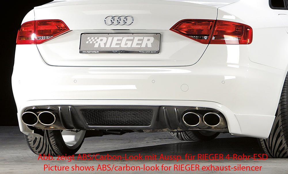Rieger 00055506 Audi B8 B81 A4 Rear Diffuser