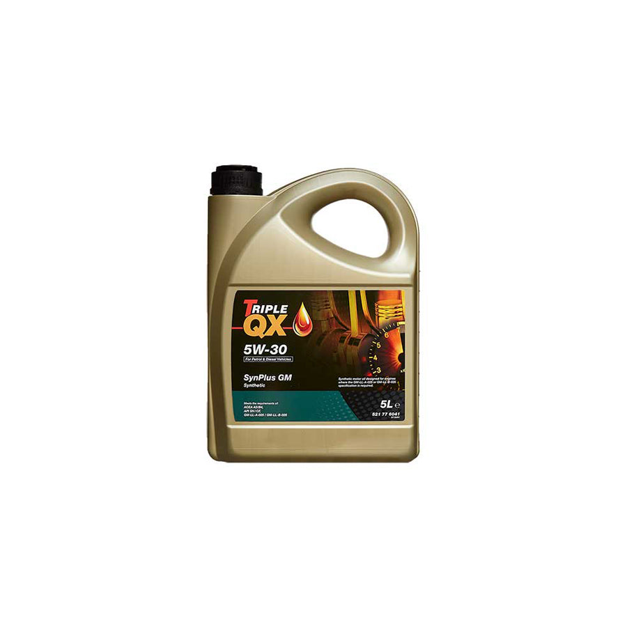 TRIPLE QX SynPlus 5W-30 Engine Oil GM not Low SAPS -5Ltr