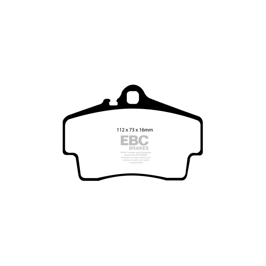 EBC PLK1097 Porsche Cayman (987) Yellowstuff Pads and Brake Line Performance Pack - Brembo Caliper 3 | Duco Car Parts UK Car Parts