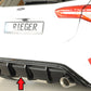 Rieger 00088194 Ford DEH Focus 4 Rear Diffuser (Inc. Focus 4 ST)