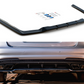 Maxton Design ME-E-212F-AMG-RD1T+RD2T Central Rear Splitter (With Vertical Bars) Mercedes Benz E63 AMG Sedan W212 Facelift | Duco Car Parts UK Car Parts
