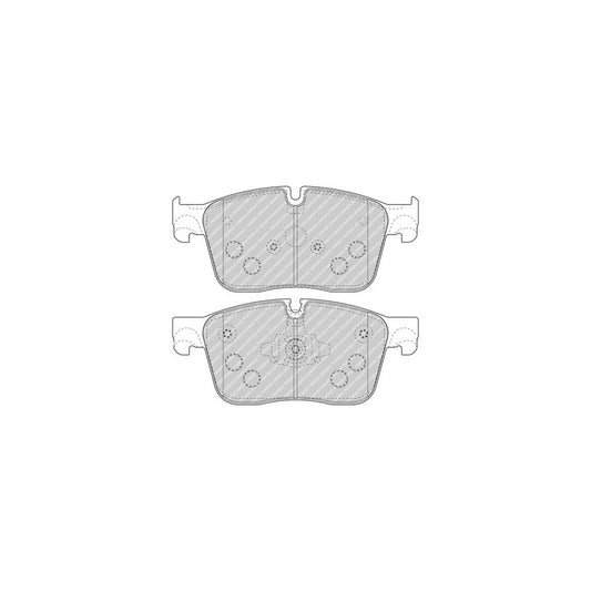 Ferodo Fdb4894 Brake Pad Set Prepared For Wear Indicator With Piston Clip Without Accessories